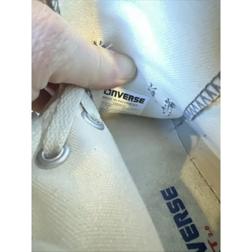 Converse Chuck Taylor Allstar Hi Top Sneaker Navy (M4/W6) Cork Logo Japanese - Picture 9 of 10